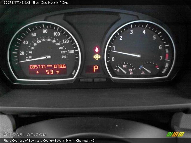 Silver Gray Metallic / Grey 2005 BMW X3 3.0i