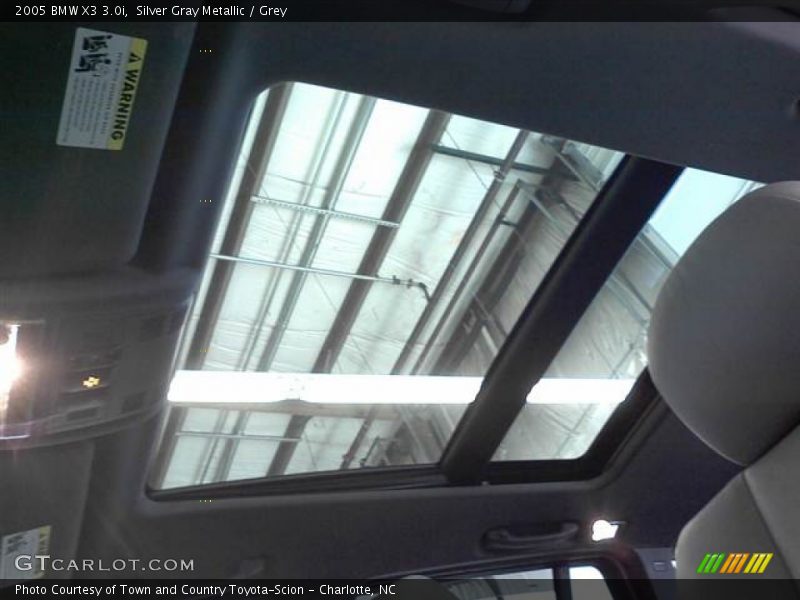 Silver Gray Metallic / Grey 2005 BMW X3 3.0i