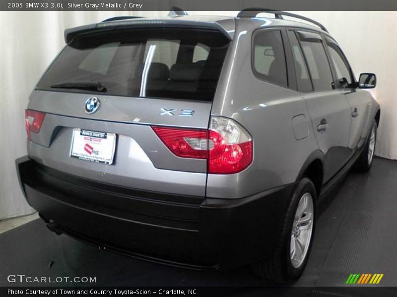 Silver Gray Metallic / Grey 2005 BMW X3 3.0i
