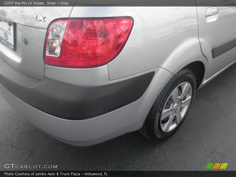 Silver / Gray 2007 Kia Rio LX Sedan