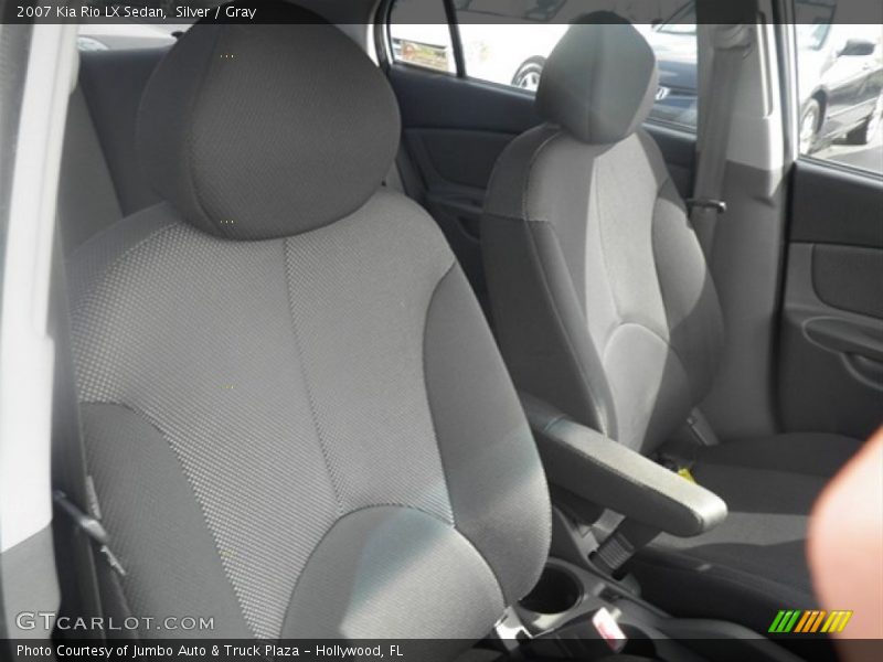 Silver / Gray 2007 Kia Rio LX Sedan