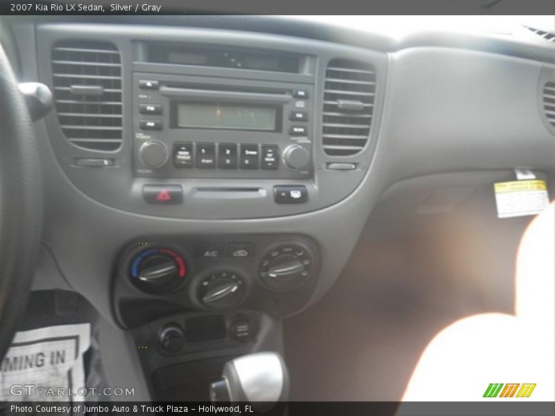 Silver / Gray 2007 Kia Rio LX Sedan
