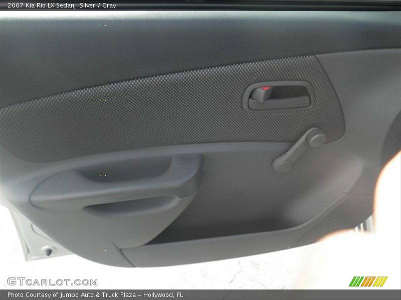 Silver / Gray 2007 Kia Rio LX Sedan