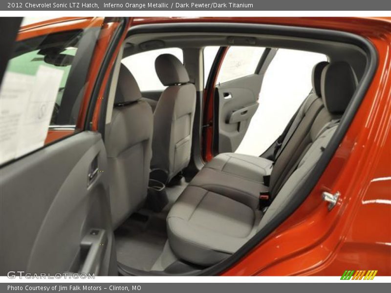 Inferno Orange Metallic / Dark Pewter/Dark Titanium 2012 Chevrolet Sonic LTZ Hatch