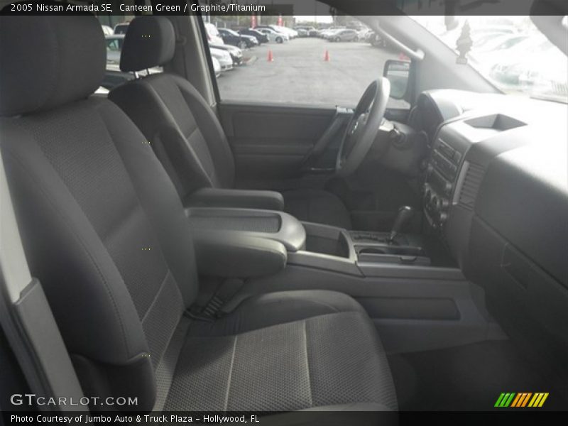 Canteen Green / Graphite/Titanium 2005 Nissan Armada SE