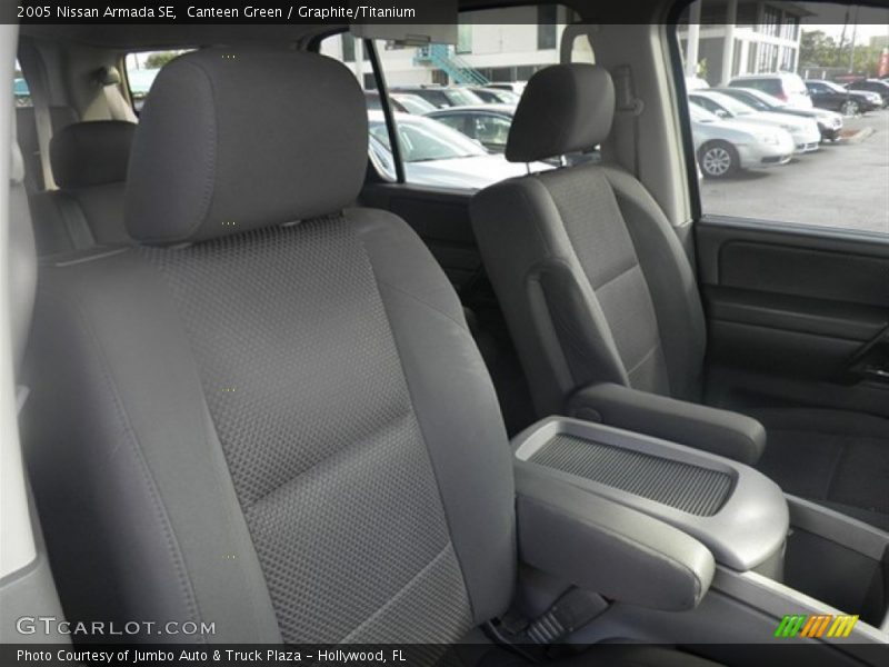 Canteen Green / Graphite/Titanium 2005 Nissan Armada SE