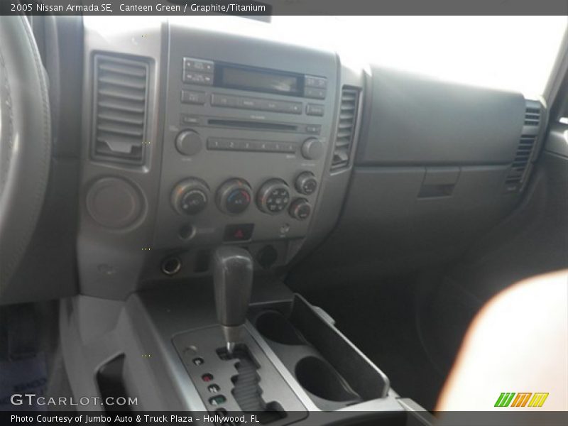 Canteen Green / Graphite/Titanium 2005 Nissan Armada SE