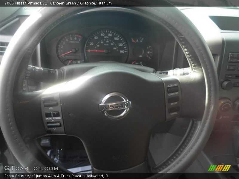 Canteen Green / Graphite/Titanium 2005 Nissan Armada SE