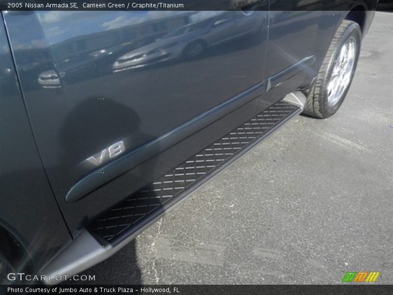 Canteen Green / Graphite/Titanium 2005 Nissan Armada SE