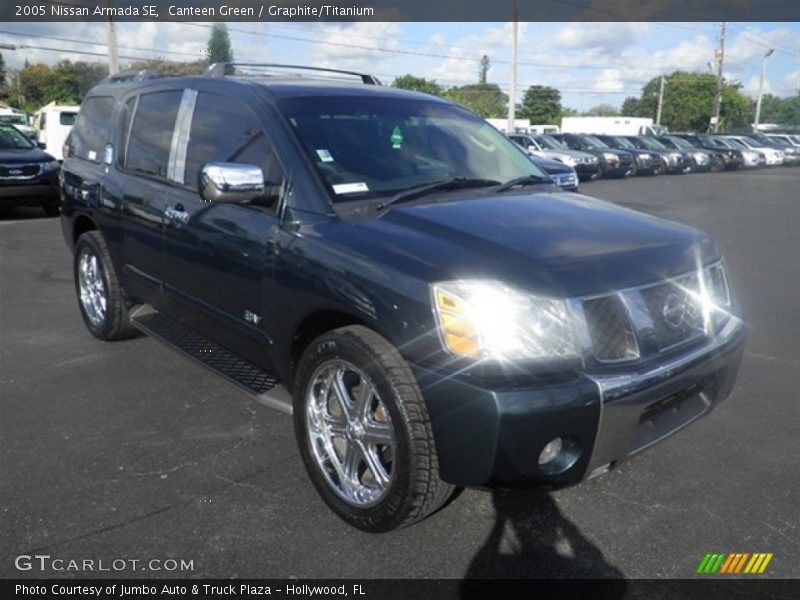 Canteen Green / Graphite/Titanium 2005 Nissan Armada SE