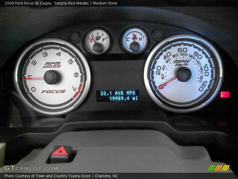 2009 Focus SE Coupe SE Coupe Gauges