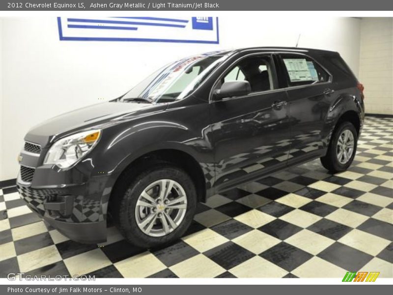 Ashen Gray Metallic / Light Titanium/Jet Black 2012 Chevrolet Equinox LS