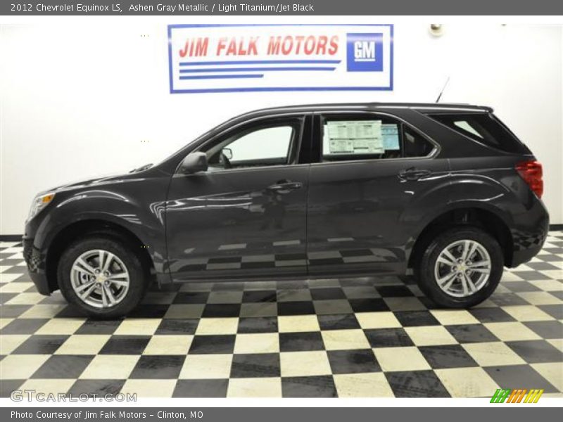 Ashen Gray Metallic / Light Titanium/Jet Black 2012 Chevrolet Equinox LS