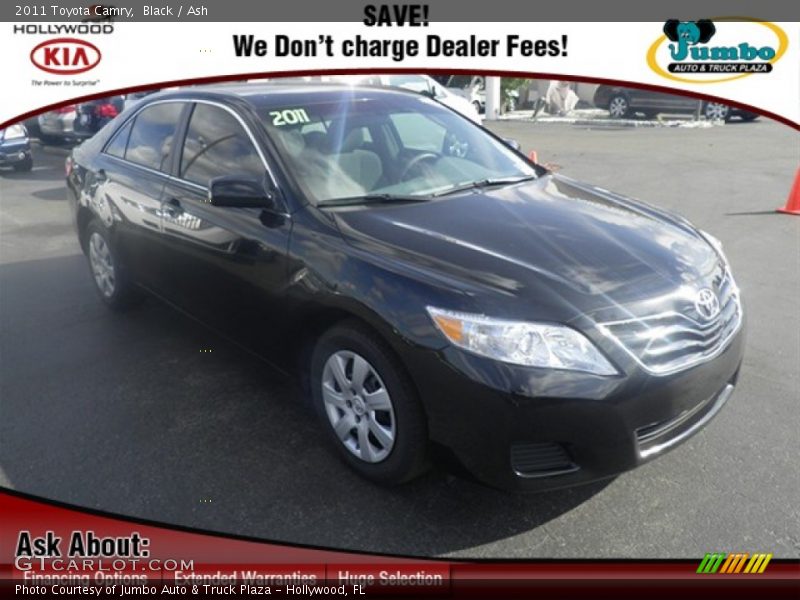 Black / Ash 2011 Toyota Camry