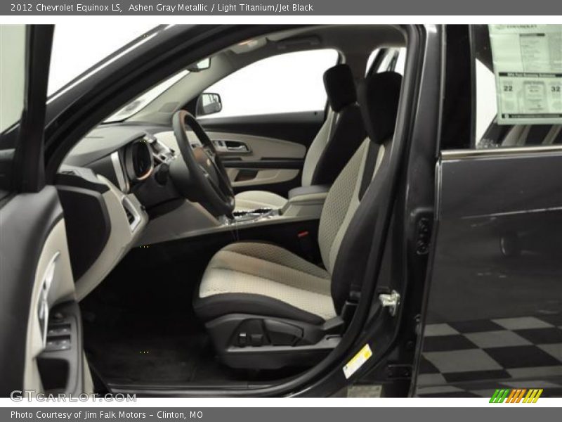 Ashen Gray Metallic / Light Titanium/Jet Black 2012 Chevrolet Equinox LS