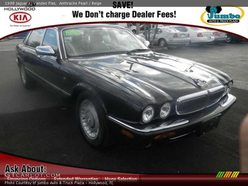Anthracite Pearl / Beige 1998 Jaguar XJ Vanden Plas