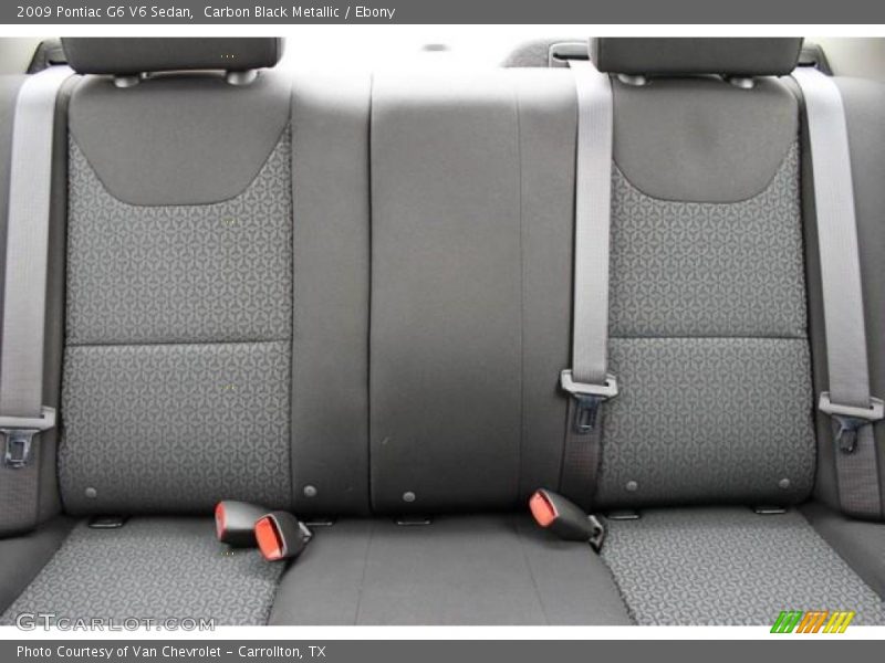 Carbon Black Metallic / Ebony 2009 Pontiac G6 V6 Sedan