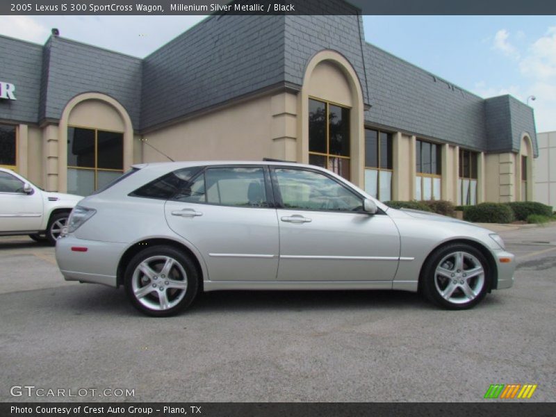 Millenium Silver Metallic / Black 2005 Lexus IS 300 SportCross Wagon