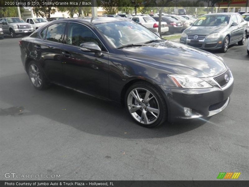 Smoky Granite Mica / Black 2010 Lexus IS 250