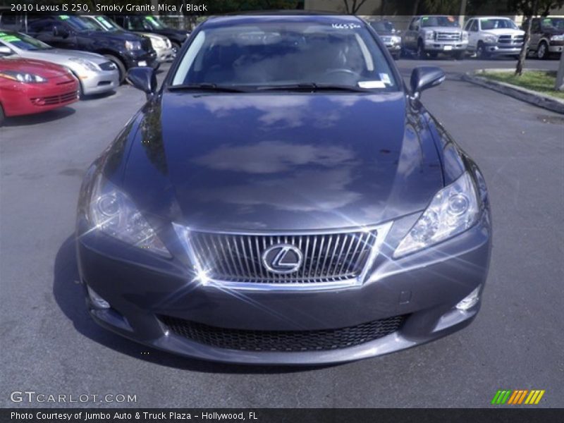 Smoky Granite Mica / Black 2010 Lexus IS 250