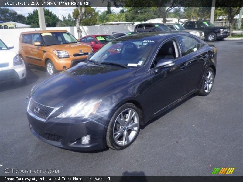 Smoky Granite Mica / Black 2010 Lexus IS 250