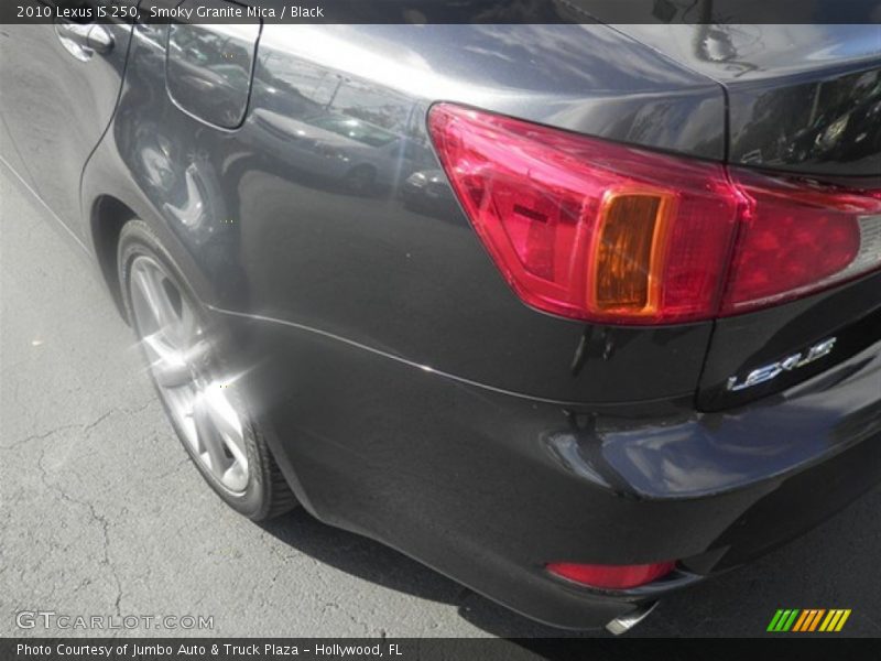 Smoky Granite Mica / Black 2010 Lexus IS 250