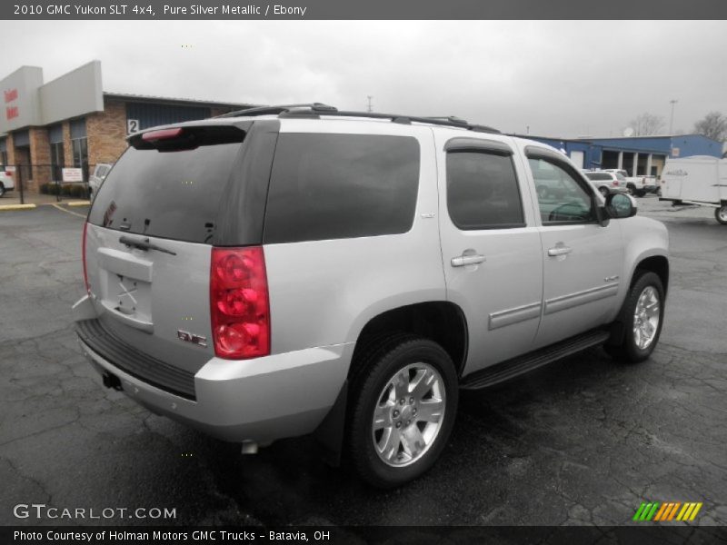 Pure Silver Metallic / Ebony 2010 GMC Yukon SLT 4x4