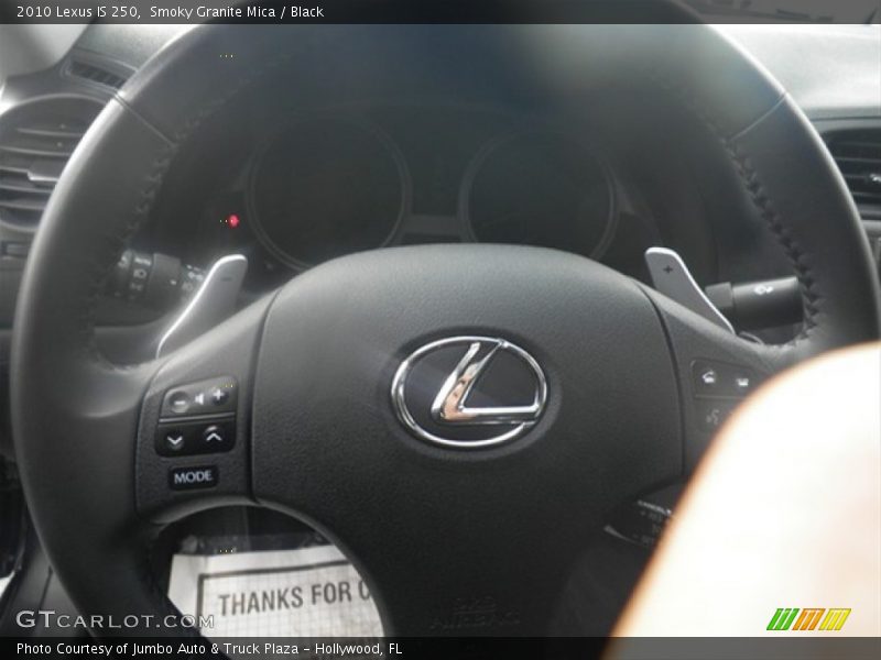 Smoky Granite Mica / Black 2010 Lexus IS 250