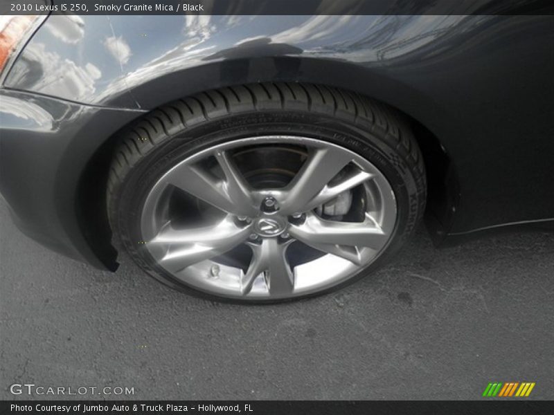 Smoky Granite Mica / Black 2010 Lexus IS 250