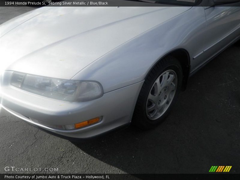 Sebring Silver Metallic / Blue/Black 1994 Honda Prelude Si