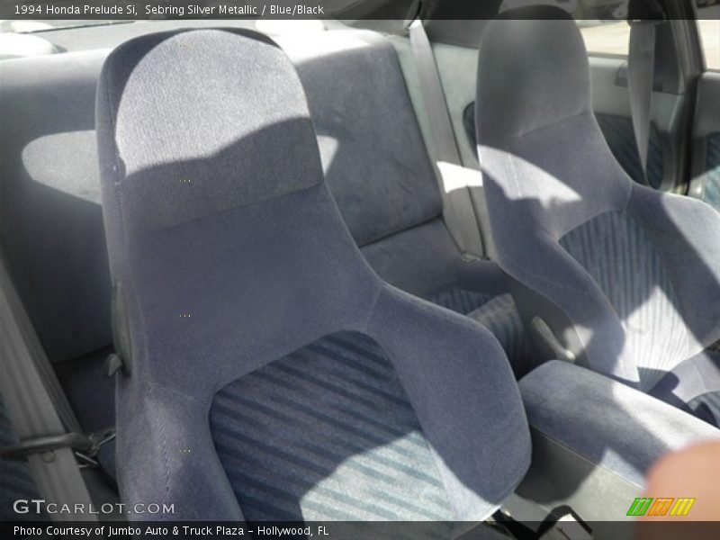 Sebring Silver Metallic / Blue/Black 1994 Honda Prelude Si