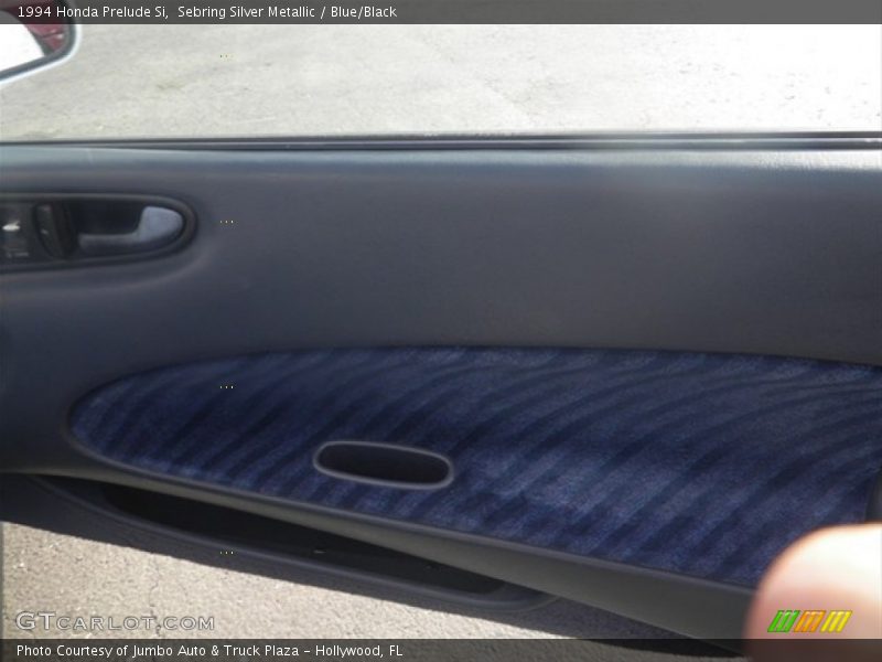 Sebring Silver Metallic / Blue/Black 1994 Honda Prelude Si