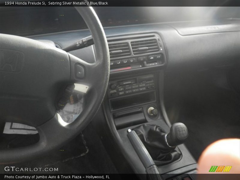Sebring Silver Metallic / Blue/Black 1994 Honda Prelude Si