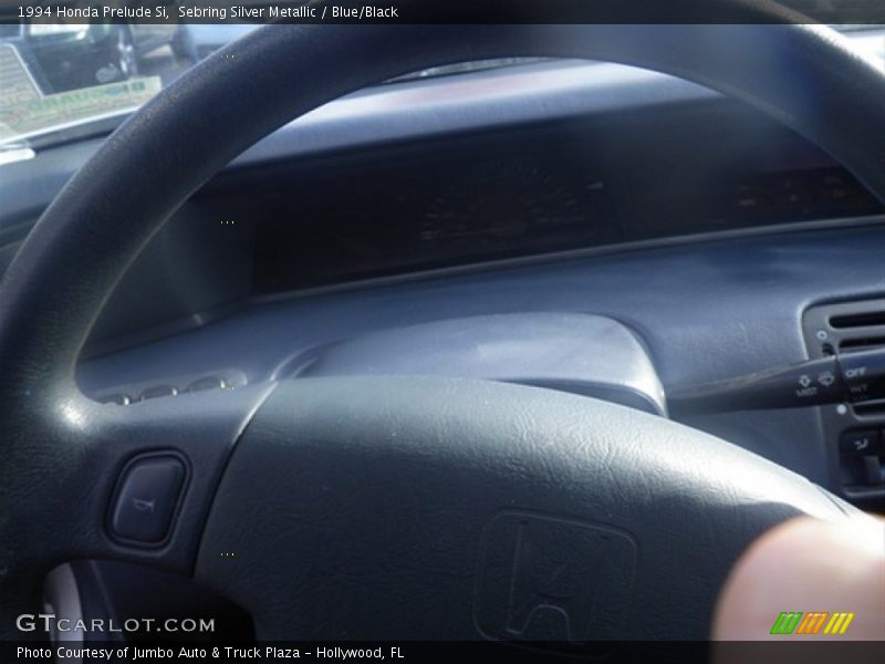 Sebring Silver Metallic / Blue/Black 1994 Honda Prelude Si