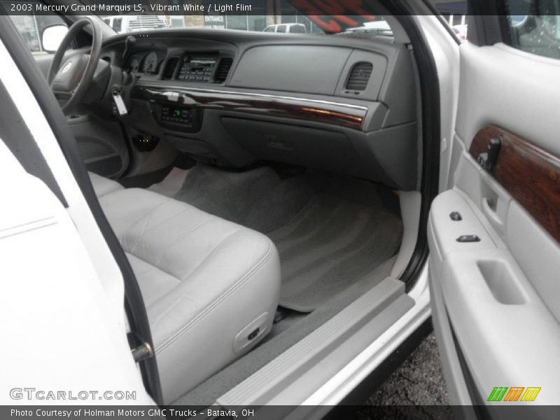 Vibrant White / Light Flint 2003 Mercury Grand Marquis LS