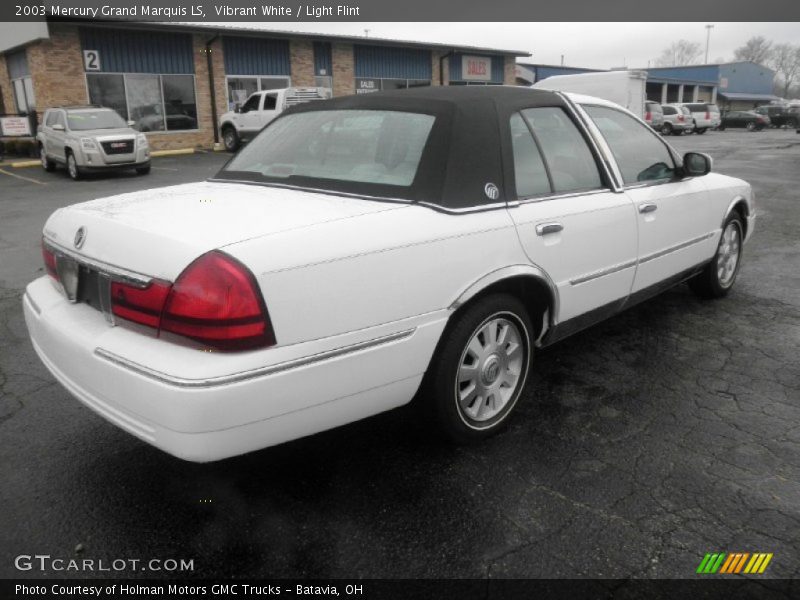 Vibrant White / Light Flint 2003 Mercury Grand Marquis LS