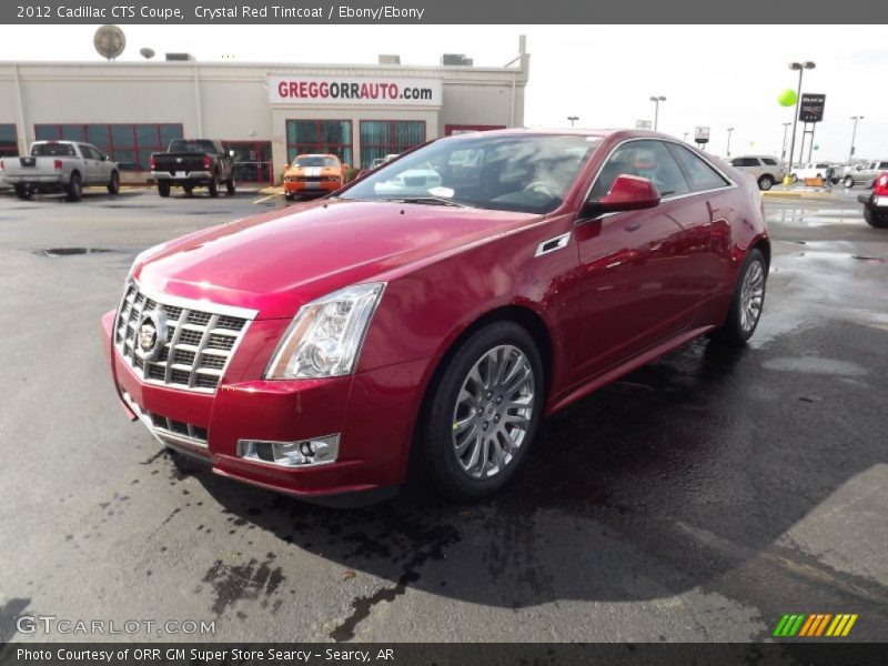 Crystal Red Tintcoat / Ebony/Ebony 2012 Cadillac CTS Coupe