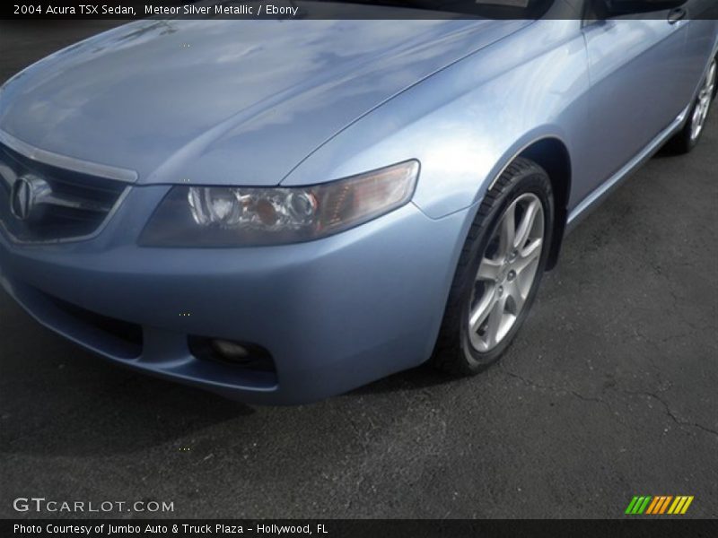 Meteor Silver Metallic / Ebony 2004 Acura TSX Sedan