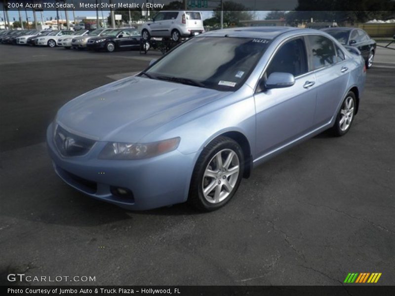 Meteor Silver Metallic / Ebony 2004 Acura TSX Sedan