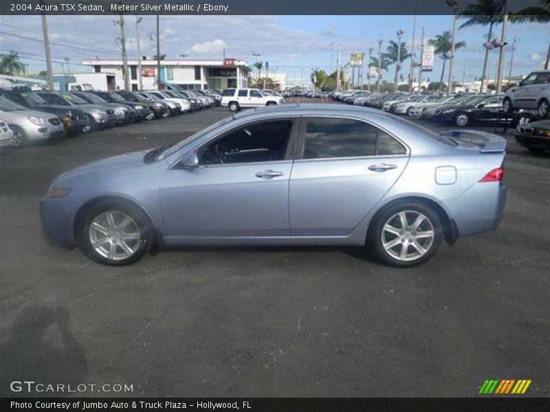 Meteor Silver Metallic / Ebony 2004 Acura TSX Sedan