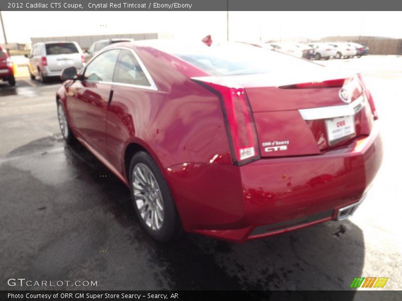 Crystal Red Tintcoat / Ebony/Ebony 2012 Cadillac CTS Coupe