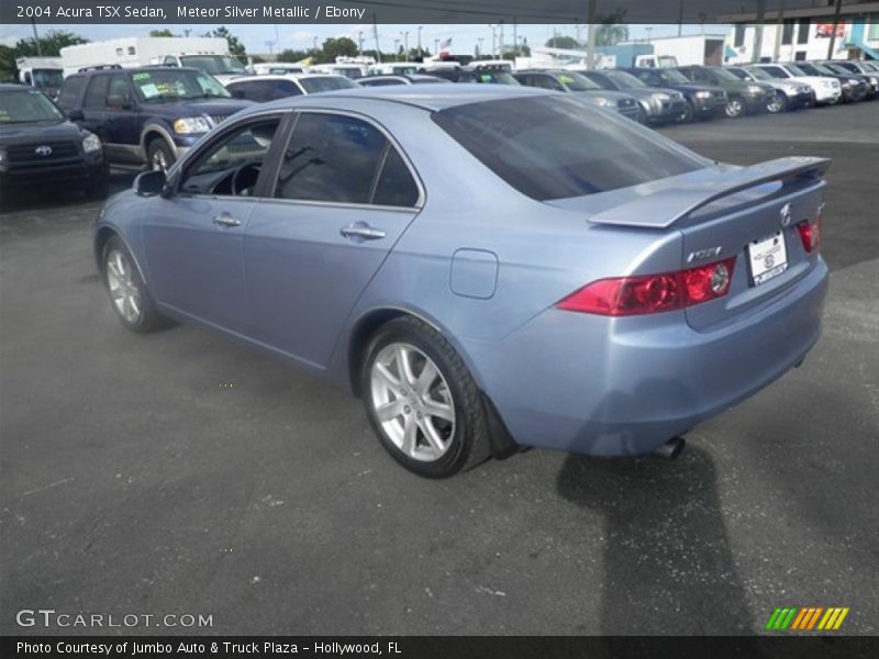 Meteor Silver Metallic / Ebony 2004 Acura TSX Sedan