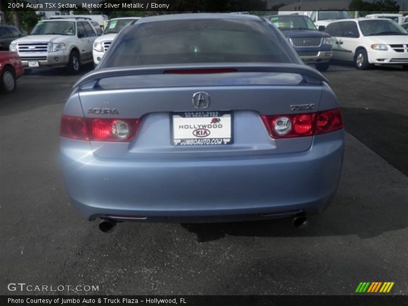 Meteor Silver Metallic / Ebony 2004 Acura TSX Sedan