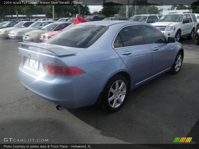 Meteor Silver Metallic / Ebony 2004 Acura TSX Sedan