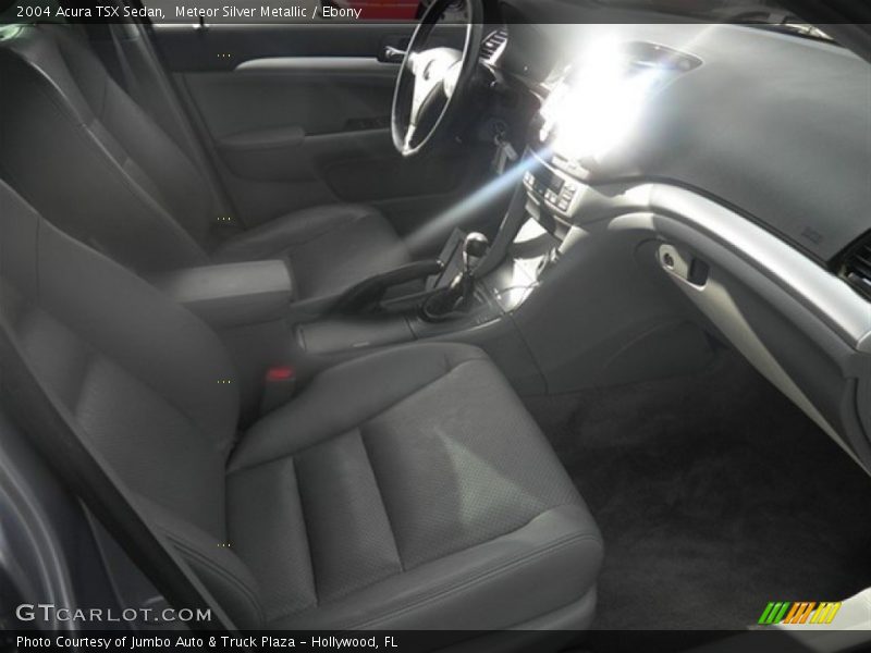 Meteor Silver Metallic / Ebony 2004 Acura TSX Sedan