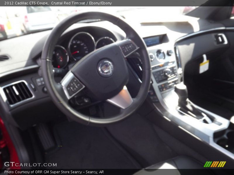Crystal Red Tintcoat / Ebony/Ebony 2012 Cadillac CTS Coupe