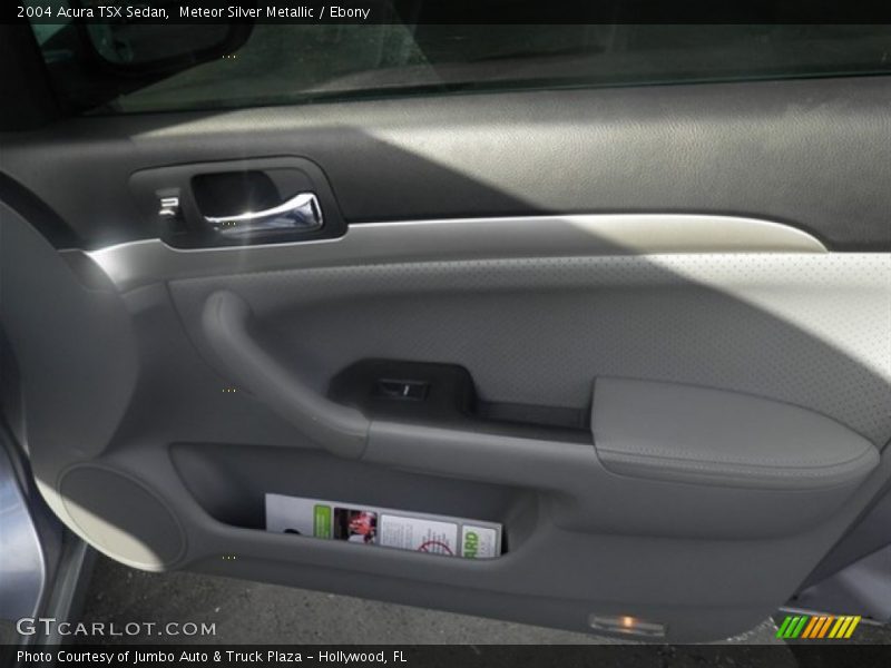 Meteor Silver Metallic / Ebony 2004 Acura TSX Sedan