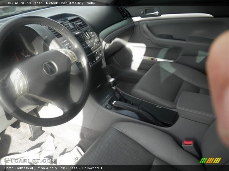 Meteor Silver Metallic / Ebony 2004 Acura TSX Sedan
