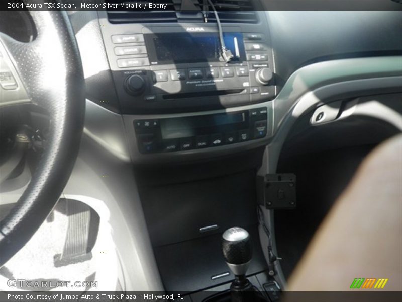 Meteor Silver Metallic / Ebony 2004 Acura TSX Sedan