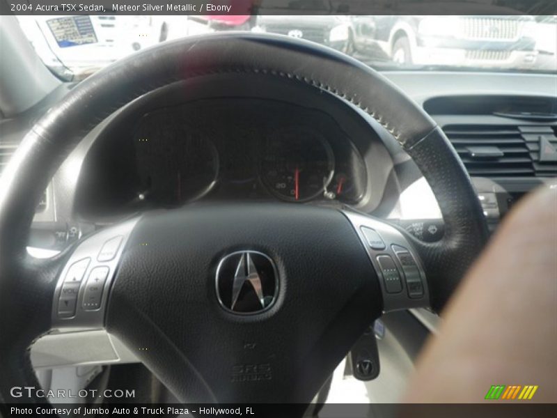 Meteor Silver Metallic / Ebony 2004 Acura TSX Sedan